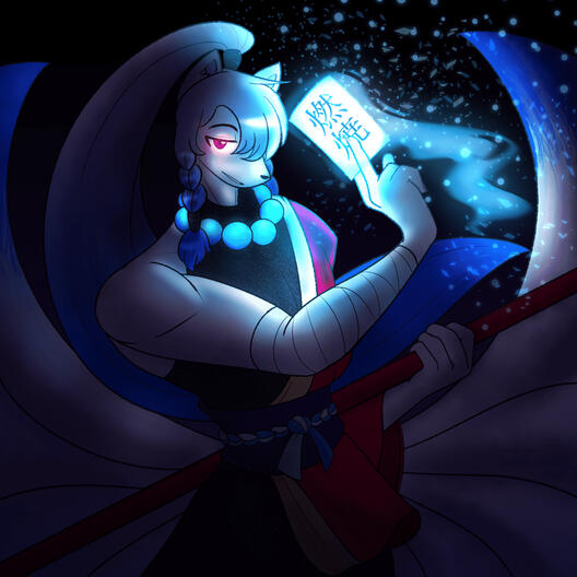 Azure Wisteria - Illustration