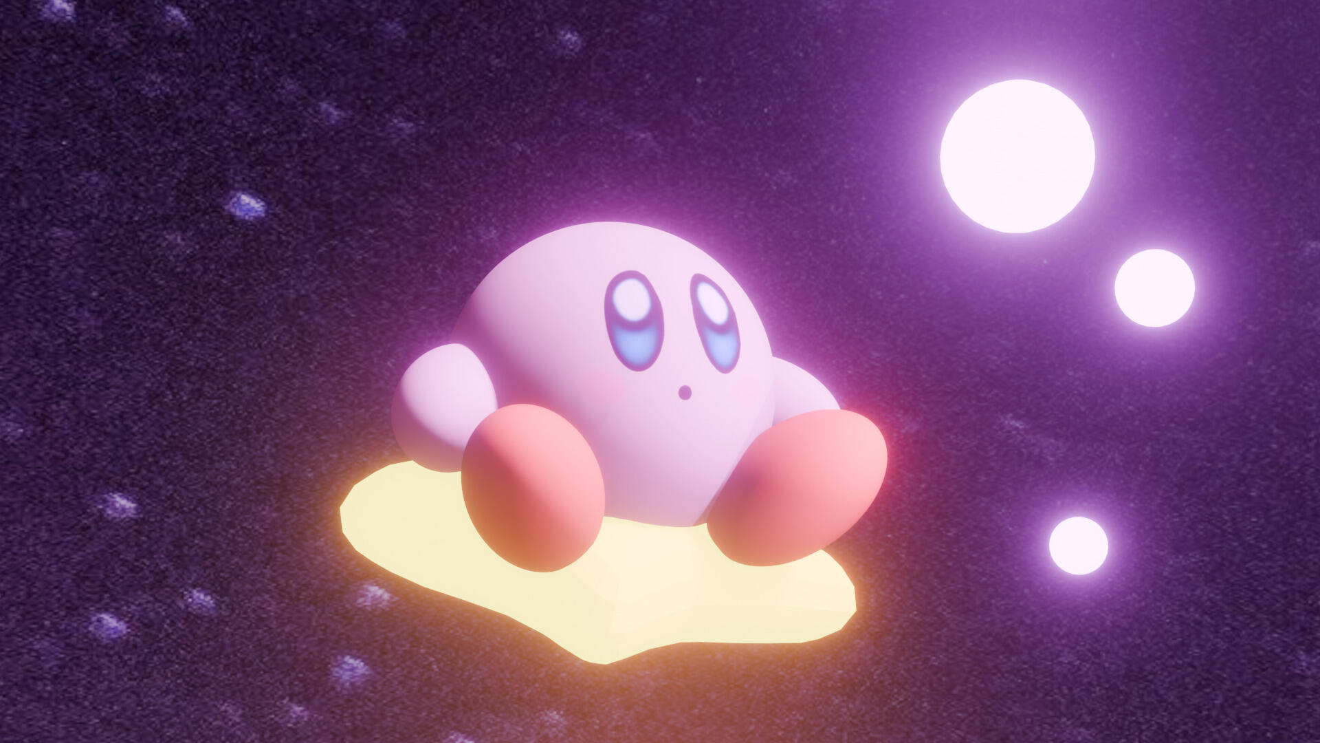 3D Art - Kirby in Space