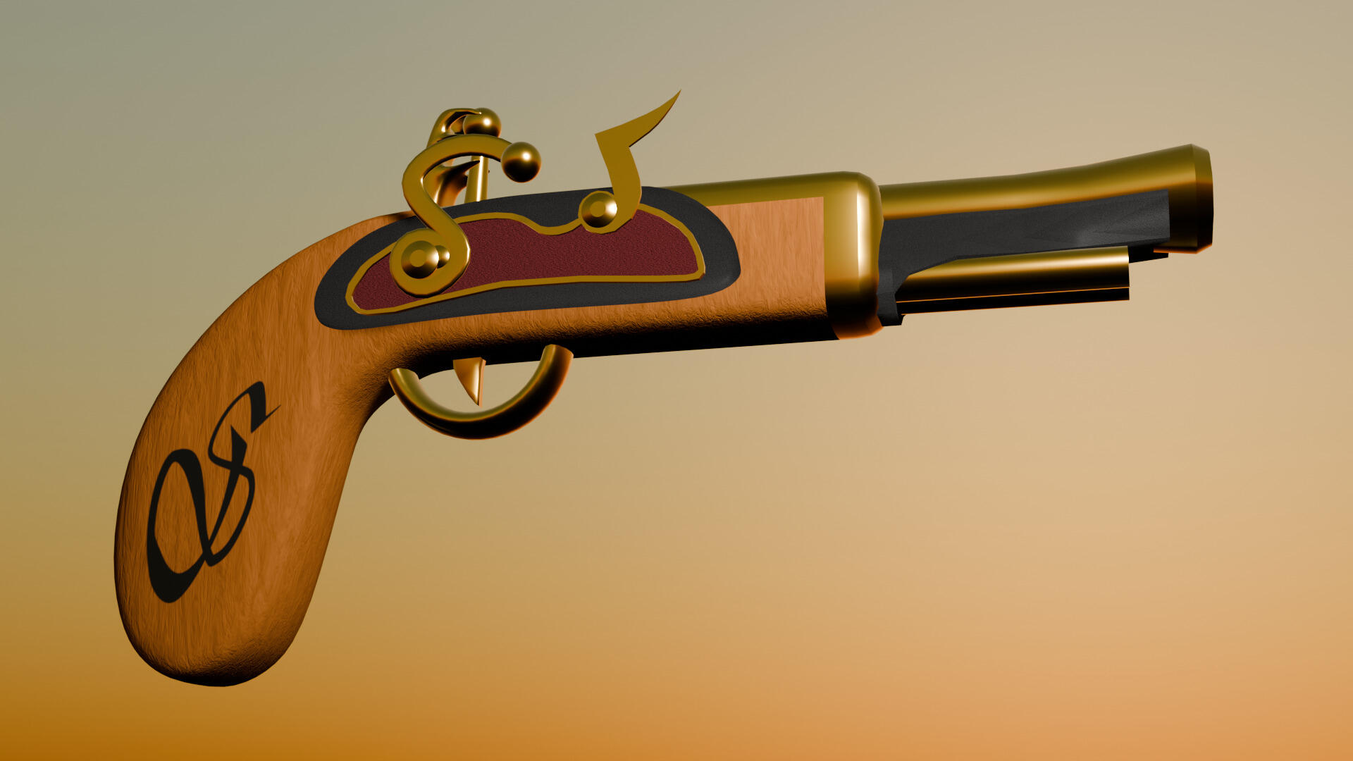 3D Model - Flintlock
