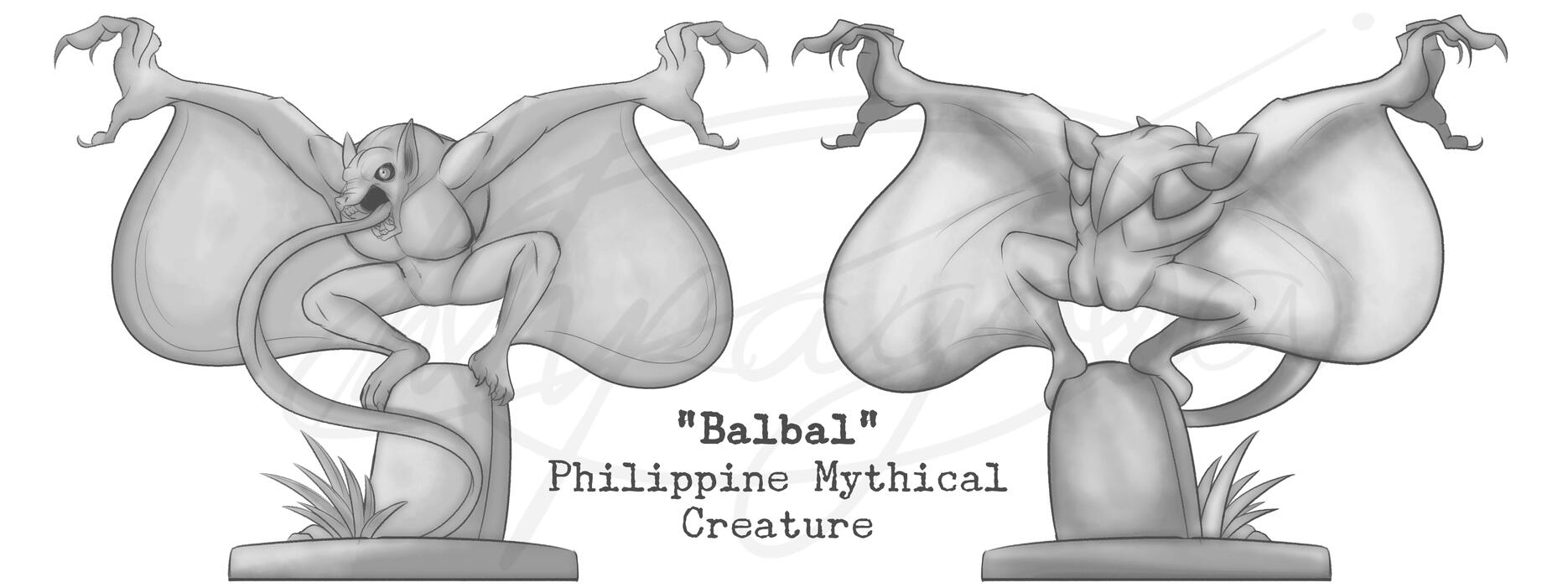 College Works - Balbal - Character Design for 3D Print