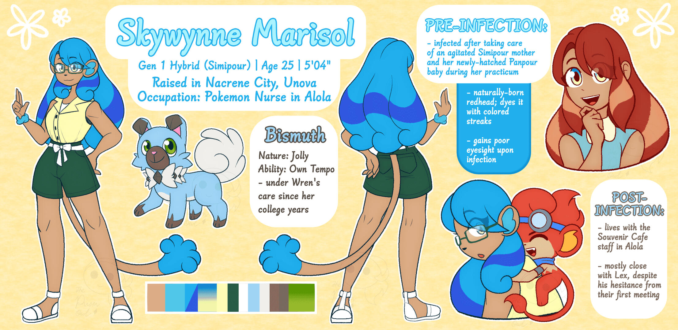 PokeHybrid AU - Skywynne Marisol