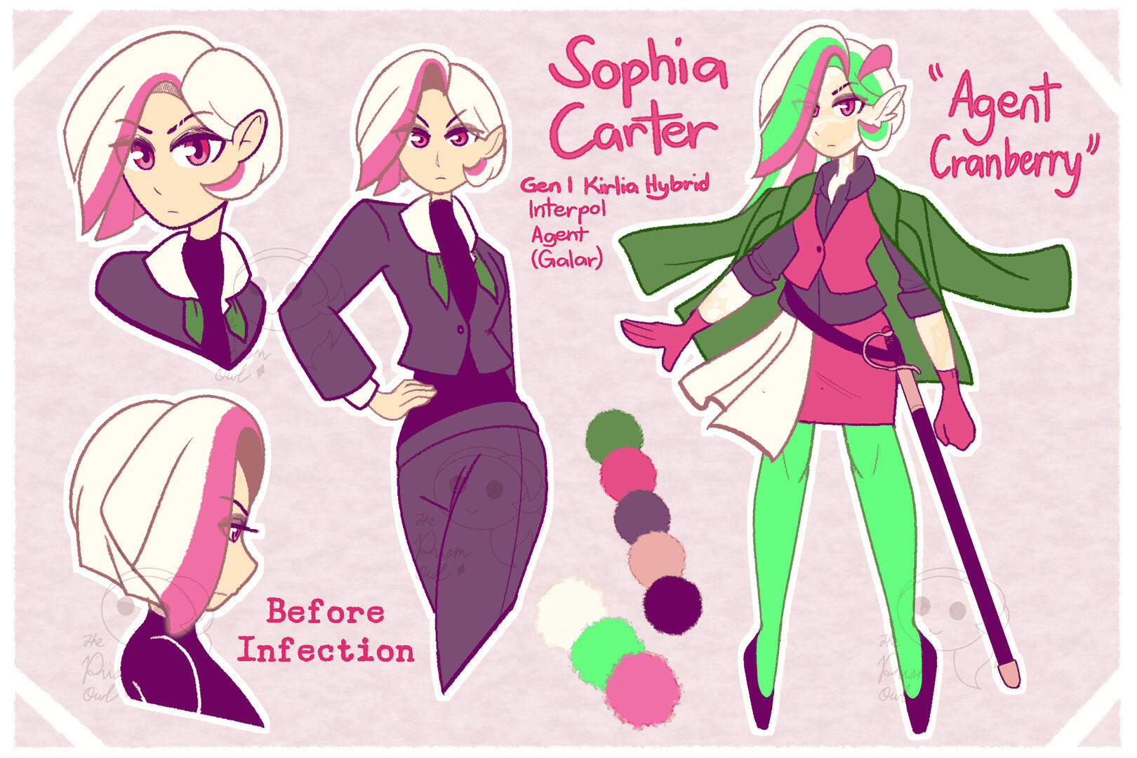 PokeHybrid AU - Agent Cranberry